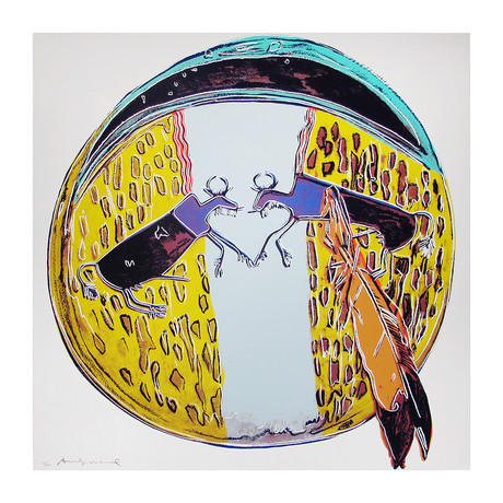 Andy Warhol // Cowboys + Indians: Plains Indian Shield // 1986