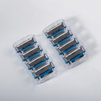 Manual Razor + Stand Shave Set // Chrome