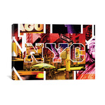 NYC by NYC Series // Manhattan Night (18"W x 26"H x 0.75"D)