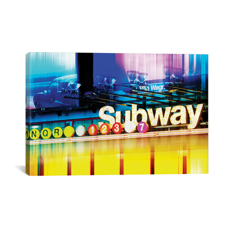 NYC Subway // Philippe Hugonnard (18"W x 26"H x 0.75"D)