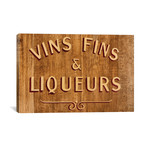 Vins Fins & Liqueurs (26"W x 18"H x 0.75"D)