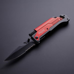 Multi-Functional Survival Pocket Knife // Red