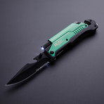 Multi-Functional Survival Pocket Knife // Green