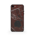 The Marble Case // Rosso Levanto // Black (Black: iPhone 6/6s)