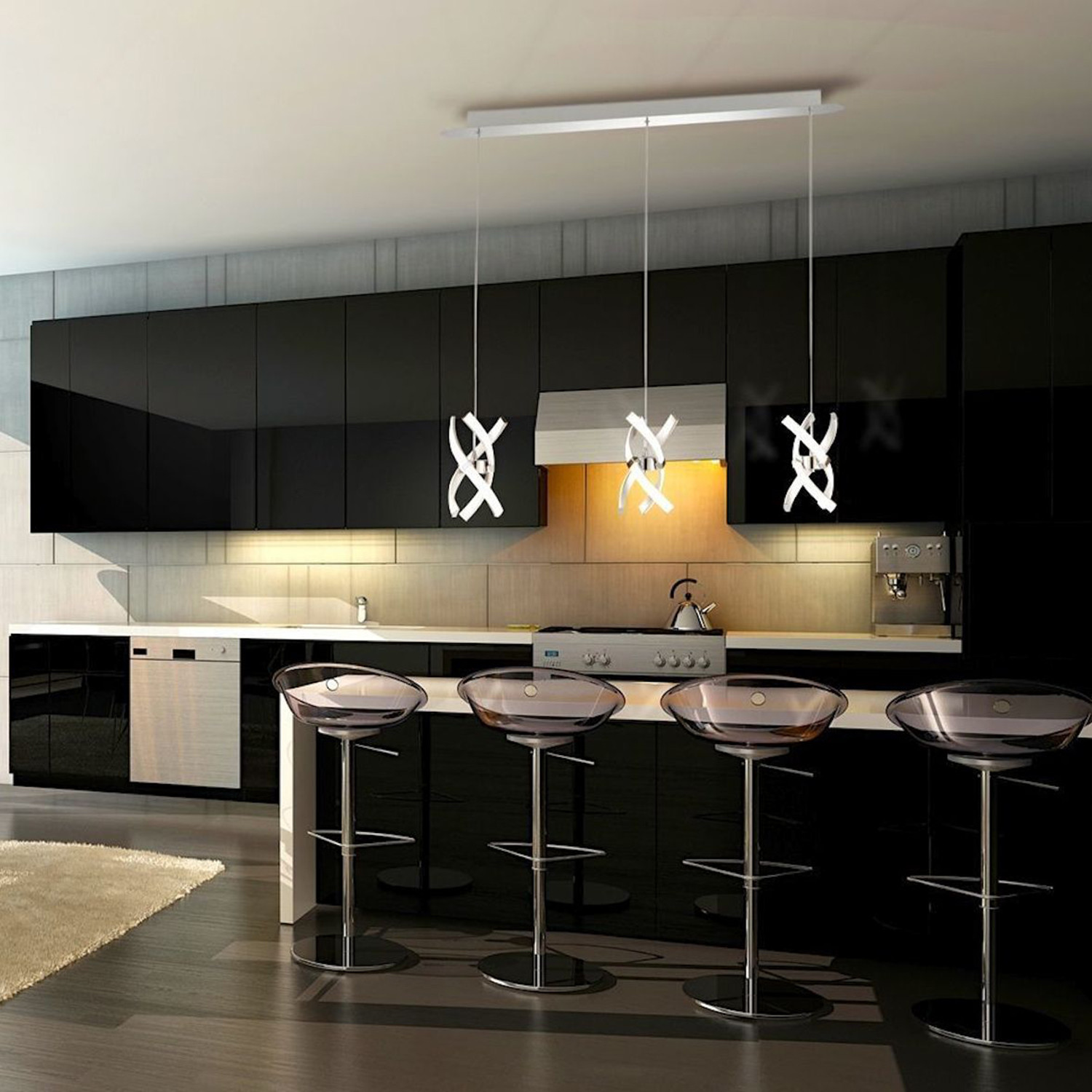 Hanging Led Lights For Kitchen Island - BEST HOME DESIGN IDEAS