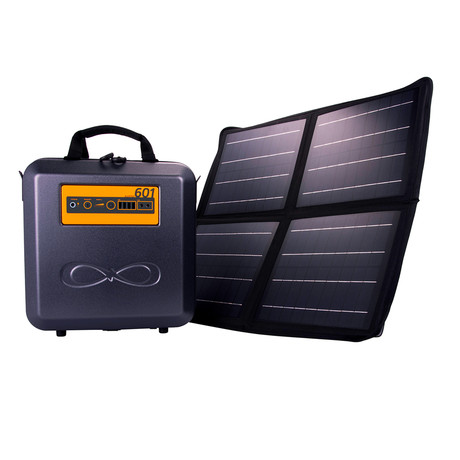 KaliPAK // KP601 558W Hour Portable Solar Generator + Solar Panel