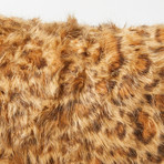 Leopard Pillow // Pearl (14"L x 20"W)