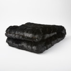 Mink Throw // Black (52"L x 65"W)