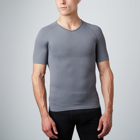 Compression Short-Sleeve Shirt // Gray (S)