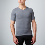 Compression Short-Sleeve Shirt // Gray (M)