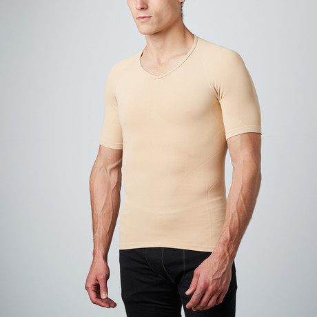Compression Short-Sleeve Shirt // Nude (S)