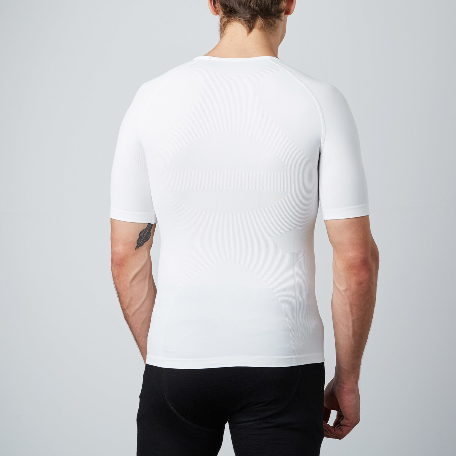 Compression Short-Sleeve Shirt // White (S) - RounderBum - Touch of Modern
