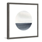 Neiges Obscures // Framed Painting Print (12"W x 12"H x 1.5"D)