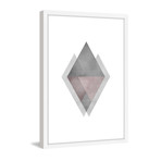 Unified Diamond // Framed Painting Print (12"W x 18"H x 1.5"D)