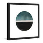 Azul // Framed Painting Print (12"W x 12"H x 1.5"D)