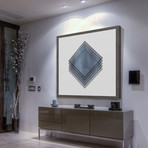 Diamonds Edge // Framed Painting Print (12"W x 12"H x 1.5"D)