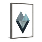 Hidden Dimension // Framed Painting Print (12"W x 18"H x 1.5"D)