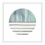 Marine Perspective // Framed Painting Print (12"W x 12"H x 1.5"D)