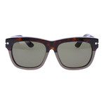 Thick Frame Square // Dark Tortoise