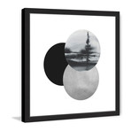 Trois Perspectives // Framed Painting Print (12"W x 12"H x 1.5"D)