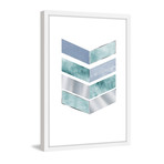 Corner Prism // Framed Painting Print (12"W x 18"H x 1.5"D)