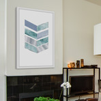 Corner Prism // Framed Painting Print (12"W x 18"H x 1.5"D)