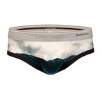 Ocean Brief // Blue + Grey (M)