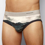 Ocean Brief // Blue + Grey (M)