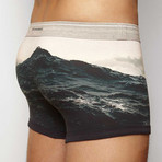 Ocean Boxer Brief // Blue + Grey (XL)