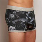 Cactus Boxer Brief // Black + White (M)