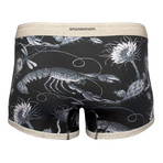 Cactus Boxer Brief // Black + White (M)