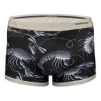 Cactus Boxer Brief // Black + White (M)