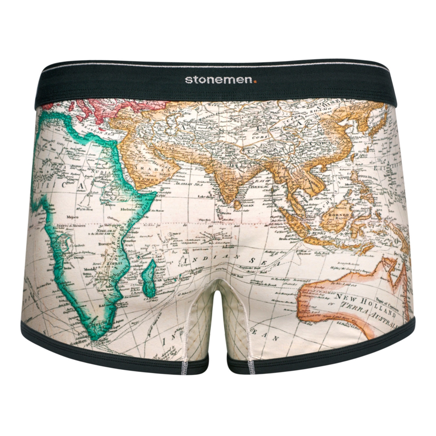World Map Boxer Brief // Cream (S) - Stonemen - Touch of Modern