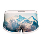 Snowy Peaks Trunk // Blue + White (XL)