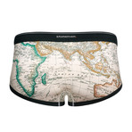 World Map Trunk // Cream (XL)