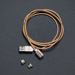 VOLTA Cross Device Charger // Gold (1 Meter)