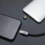 VOLTA Cross Device Charger // Black (1 Meter)