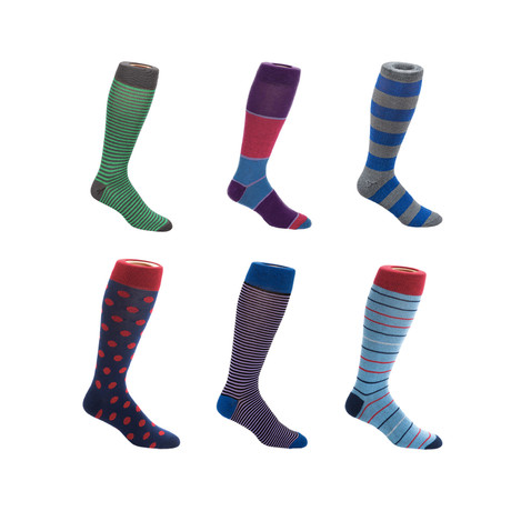 Mid-Calf Socks // Party Pack // Pack of 6
