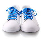 Sneaker Laces // Bondi Blue (Silver Tips)