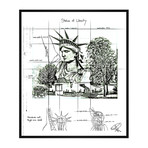 Statue of Liberty (17.75"W x 21.75'H x 1.5"D)