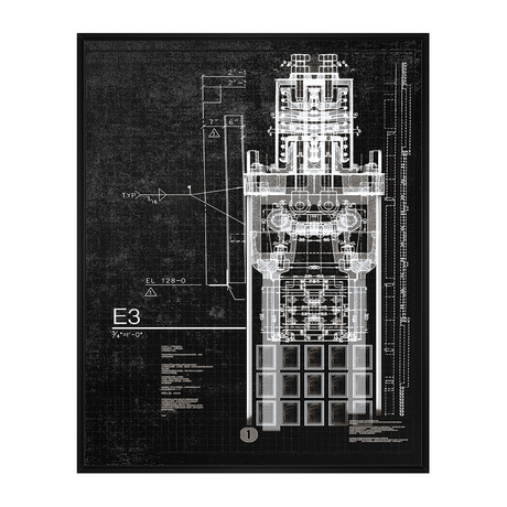 Architectural Drawing (17.75"W x 21.75'H x 1.5"D)