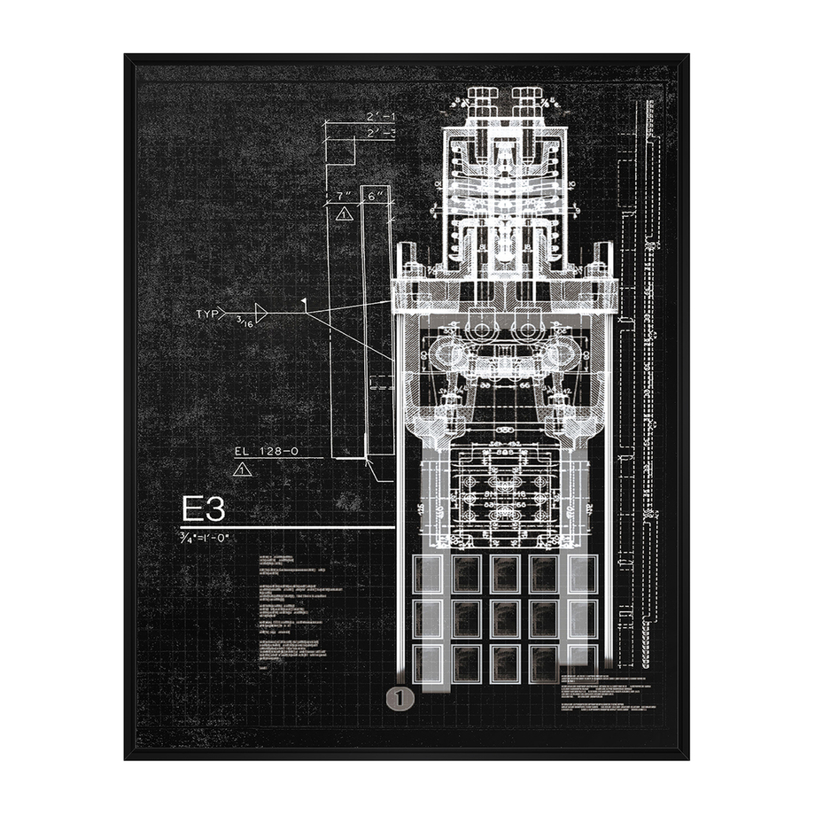 Architectural Blueprints - Architecture On Canvas - Touch of Modern