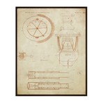 Ground Plan of Reversing Light (17.75"W x 21.75'H x 1.5"D)