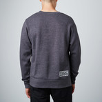 Vacation Patches Pullover // Charcoal (XL)