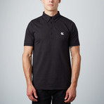 Frank Short-Sleeve Polo // Black (XL)