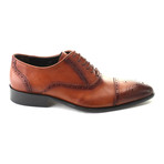 Aakar Perforated Captoe Oxford // Antique Tobacco (Euro: 42)