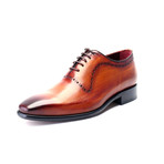 Aadhan Perforated Oxford // Antique Tobacco (Euro: 46)