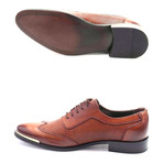Aamod Perforated Wingtip Oxford // Antique Brown (Euro: 40)