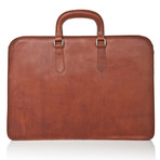 Medici Of Florence // Office Bag 083 // Matte Clear Brown