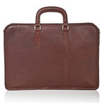 Medici Of Florence // Office Bag 083 // Matte Dark Brown